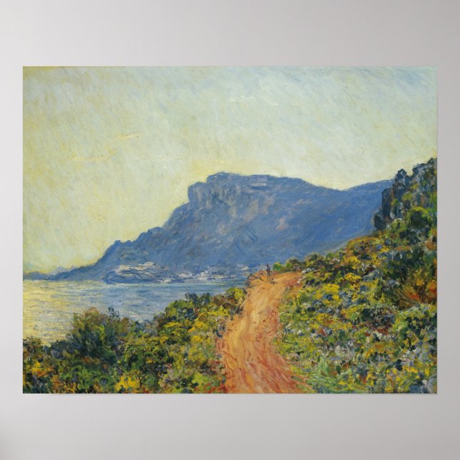 Affiche Monet - La Corniche Près De Monaco (Devant)