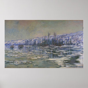 Affiche Monet - La Décomposition De La Glace