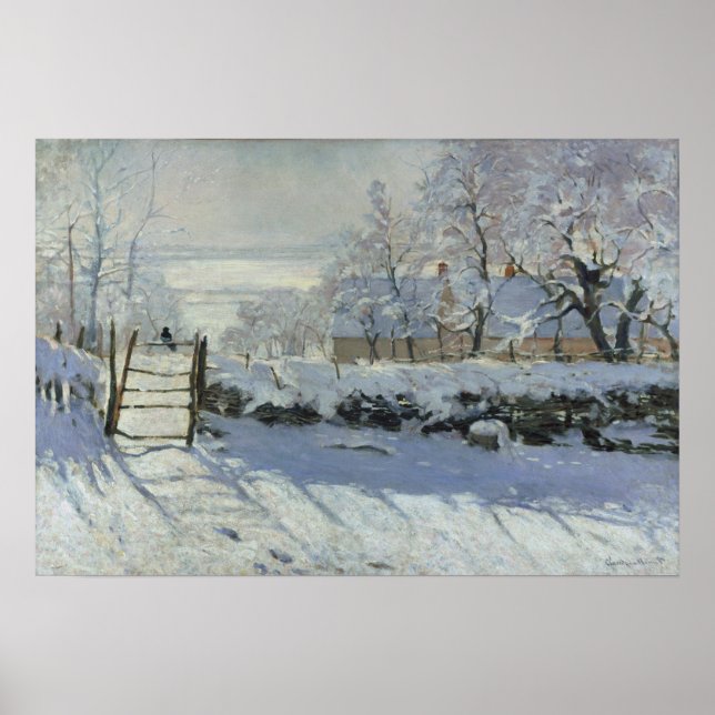 Affiche Monet - La Pie (Devant)