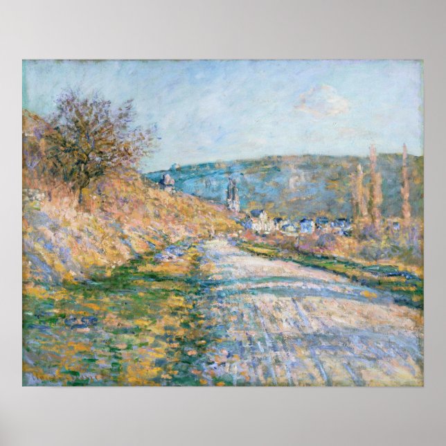 Affiche Monet - La Route De Vetheuil (Devant)