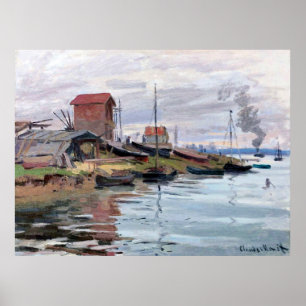 Affiche Monet - La Seine à Petit-Gennevilliers