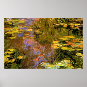 Affiche Monet - Le bassin aux nymphéas, 1919,