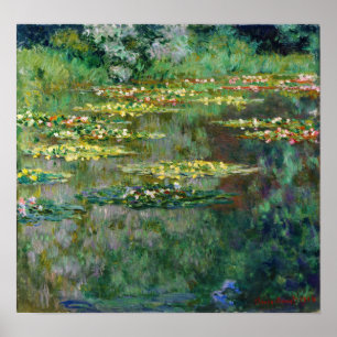 Affiche Monet - Le bassin des Nymphéas