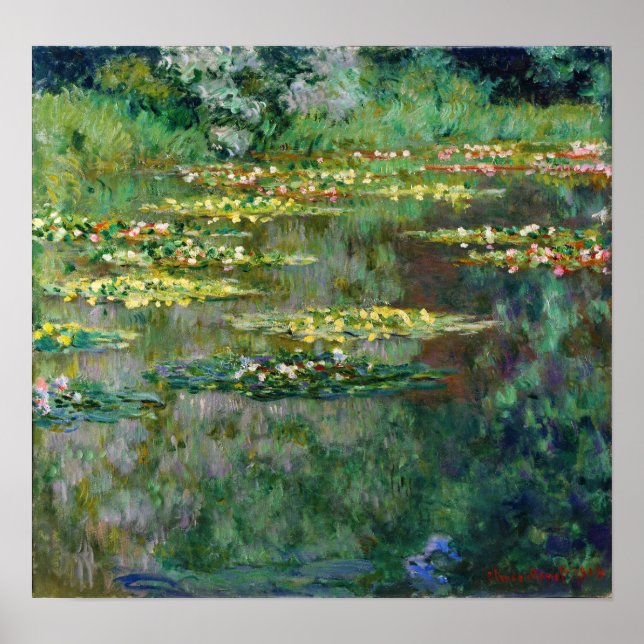 Affiche Monet - Le bassin des Nymphéas (Devant)
