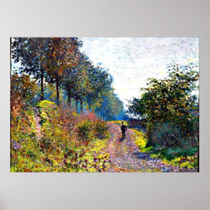 Affiche Monet - Le chemin protégé