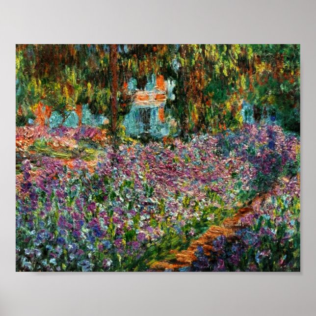 Affiche Monet Le jardin de l'artiste à Giverny (Devant)