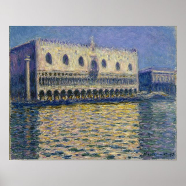 Affiche Monet - Le Palais des Doges (Le Palais Ducal) (Devant)
