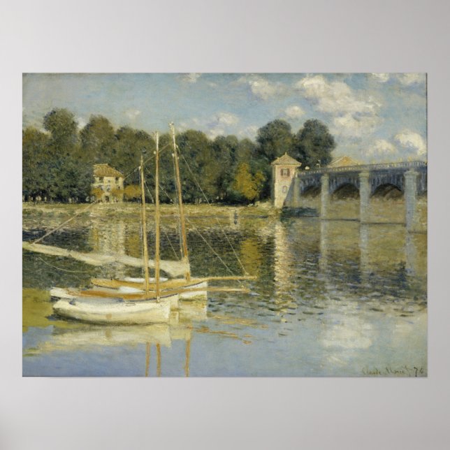 Affiche Monet - Le Pont d'Argenteuil (Devant)