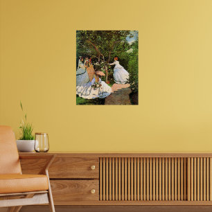 Affiche Monet - Les femmes dans le jardin