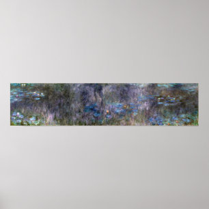 Affiche Monet - Les Reflets d'Arbres de Nymphéas
