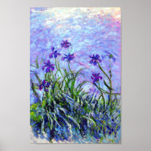 Affiche Monet Lilac Irises