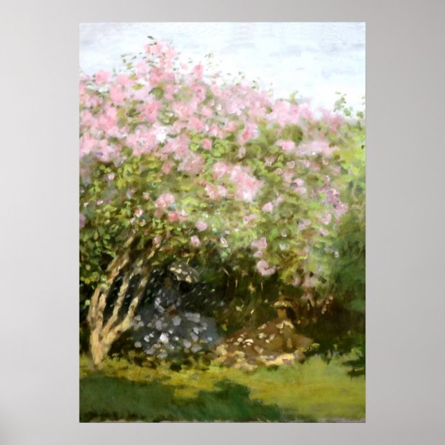 Affiche Monet - Lilacs au soleil (Devant)