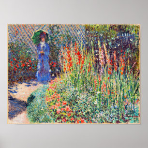 Affiche Monet - Lit Fleur Arrondi