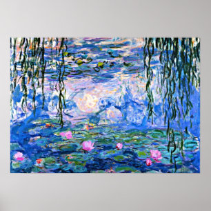 Affiche Monet : Lys d'eau 1919