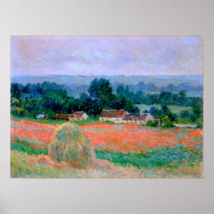 Affiche Monet - Meule à Giverny 1886