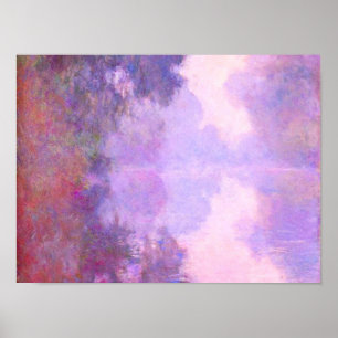 Affiche Monet - Misty Morning sur la Seine