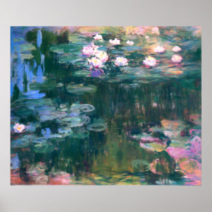 Affiche Monet - Nymphéas, 1914-1917,