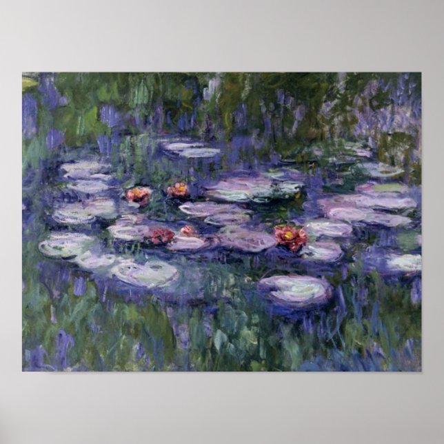 Affiche Monet - Nymphéas, Nymphéas (Devant)