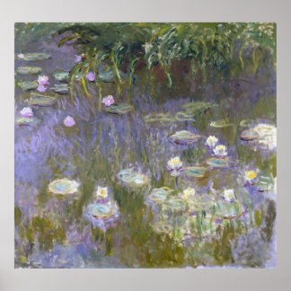 Affiche Monet, Nymphes D'Eau