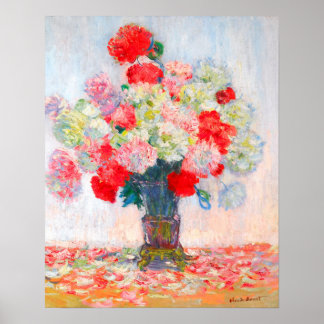 Affiche Monet Peonies