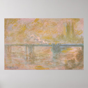 Affiche Monet - Pont de Charing Cross à Londres