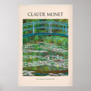 Affiche Monet Pont Japonais Nymphéas Giverny