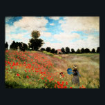 Affiche Monet - Poppies sauvages près d'Argenteuil, art<br><div class="desc">Poppies sauvages près d'Argenteuil,  peinture d'art de Claude Monet,  1873</div>