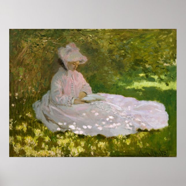 Affiche Monet - Printemps (Devant)