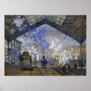 Affiche Monet - Station Saint Lazare