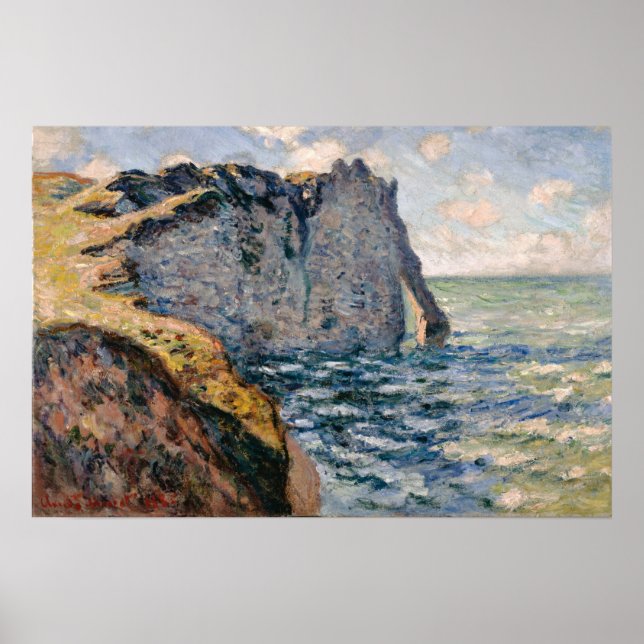 Affiche Monet - The Cliff Of Aval Etretat (Devant)