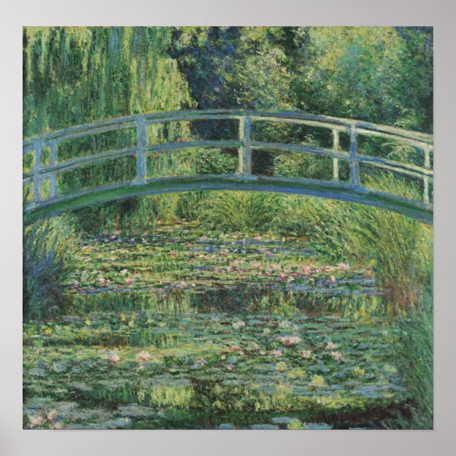 Affiche Monet - The Water Lily Pond (Devant)