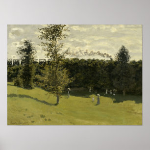 Affiche Monet - Train dans la campagne