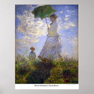 Affiche Monet Umbrella par Claude Monet