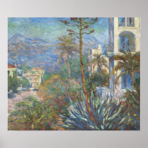 Affiche Monet - Villas À Bordighera