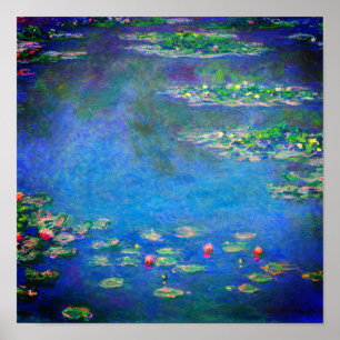 Affiche Monet Water Lilies 1906