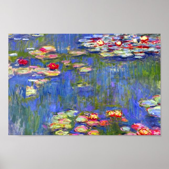 Affiche Monet Water Lilies 1916 (Devant)