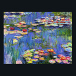 Affiche Monet - Water Lilies, 1916,<br><div class="desc">Claude Monet célèbre peinture, Water Lilies 1916</div>