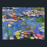 Affiche Monet - Water Lilies, 1916,<br><div class="desc">Claude Monet célèbre peinture,  Water Lilies 1916</div>