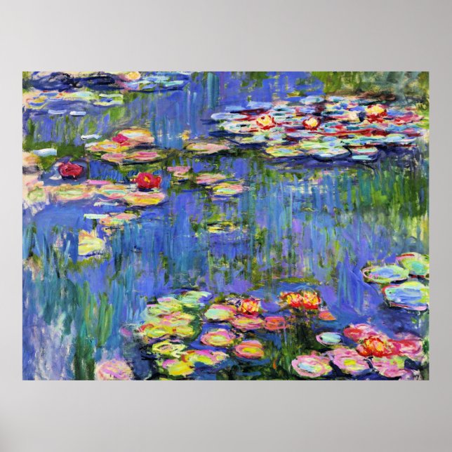 Affiche Monet - Water Lilies, 1916, (Devant)