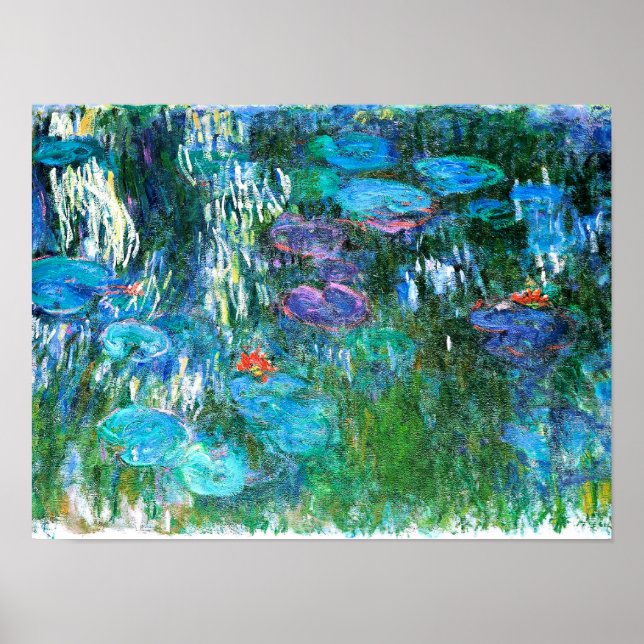 Affiche Monet - Water Lilies, 1916-1919, (Devant)