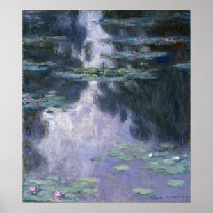 Affiche Monet - Water Lilies (Nympheas)