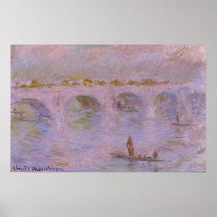 Affiche Monet - Waterloo Bridge In London