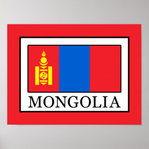 Affiche Mongolie