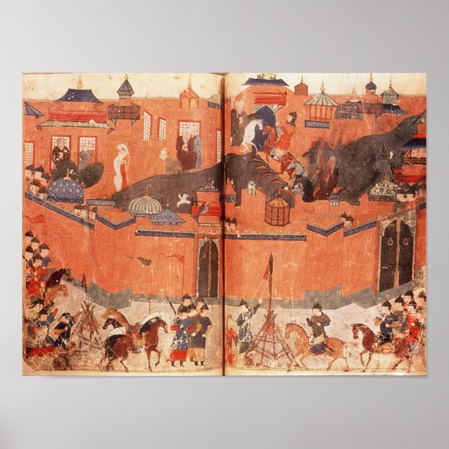 Affiche Mongols sous la direction de Hulagu Khan (Devant)