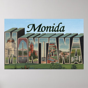 Affiche Monida, Montana