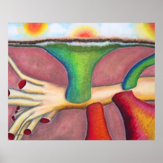 Affiche "Monisme" Pastel & Huile par A. Louise Peterson (Devant)