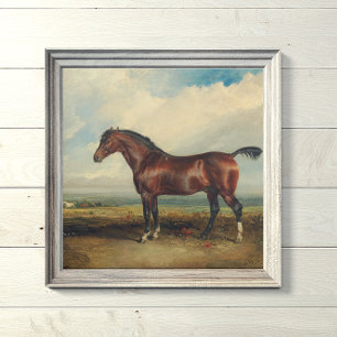 Affiche "Moniteur" Cheval Peinture par James Ward