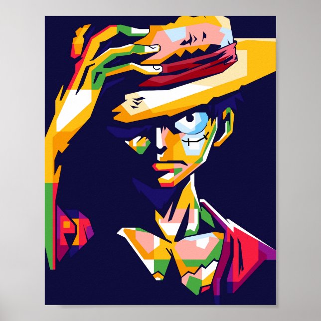 Affiche Monkey D (Devant)