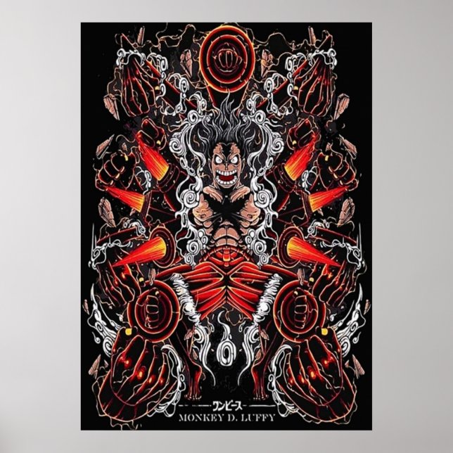 Affiche Monkey d Luffy (Devant)