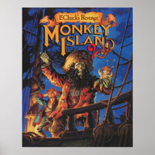Affiche Monkey Island 2 LeChucks Revenge